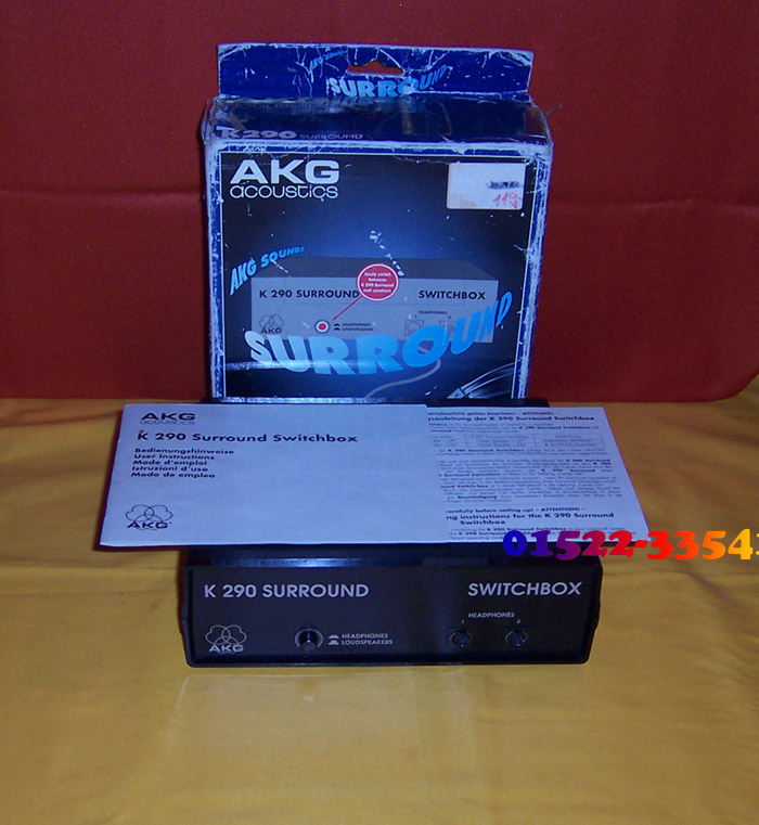 * AKG K 290 Surround-SWITCHBOX Professional 5.1 Studio-System SWITCH-BOX Selten